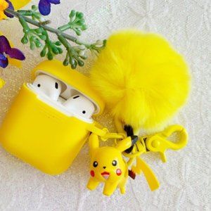 Pokemon Pikachu AirPods Case Cover Keychain Charms